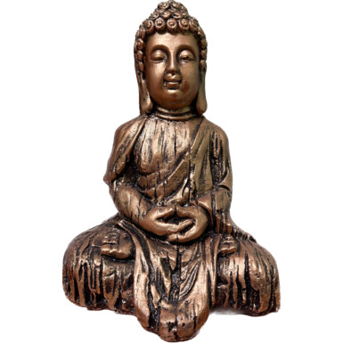 Будда молится бронза 33х23х18