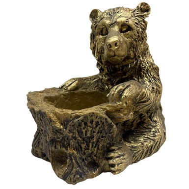 Медведь у пня 26х22 бронза